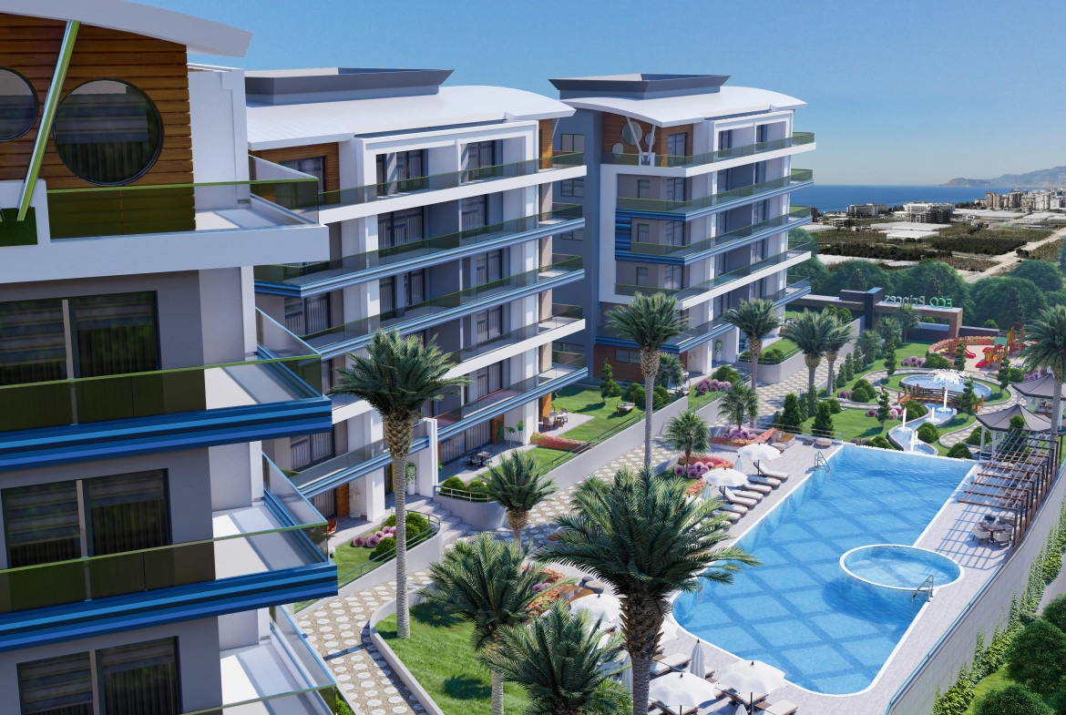 Modern Apartments For Sale in Alanya